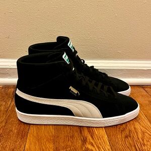 Puma Suede Mid 21 Black 380205-01 Size 11.5